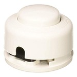 Step-On-Button On/Off Push Switch - White