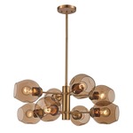 Cluster Chandelier - Antique Gold / Champagne