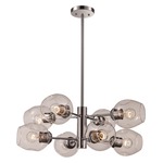 Cluster Chandelier - Polished Chrome / Clear