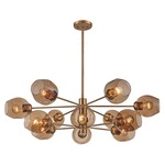 Cluster Chandelier - Antique Gold / Champagne