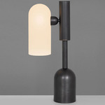 Odyssey Table Lamp - Black Gunmetal / Opal Matte