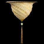 Samarkanda Ceiling Light Fixture - Brass / Gold Serpentine