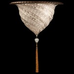 Samarkanda Ceiling Light Fixture - Brass / Silver Serpentine