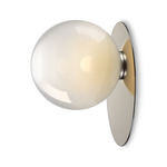 Umbra Wall / Ceiling Light - Polished Stainless Steel / Gold / Light Grey