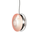 Orbital Pendant - Silver / Venus Pink