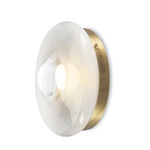 Orbital Wall Sconce - Patina Brass / Polaris White