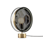 Orbital Table Lamp - Patina Gold / Mercury Black