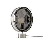 Orbital Table Lamp - Polished Nickel / Mercury Black