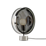 Orbital Table Lamp - Silver / Mercury Black