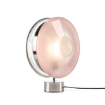 Orbital Table Lamp - Polished Nickel / Venus Pink