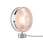 Orbital Table Lamp - Silver / Venus Pink