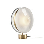 Orbital Table Lamp - Patina Gold / Polaris White