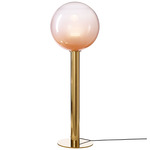 Phenomena Globe Floor Lamp - Gold / Pink