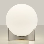 Oscar Table Lamp - Nickel / Satin White