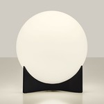 Oscar Table Lamp - Black / Satin White