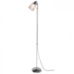 Primo Floor Lamp - Polished Nickel / Clear