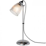 Primo Table Lamp - Polished Nickel / Clear