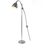 Task Floor Lamp - Polished Aluminum