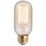 Nostalgic T14 Med Base Antique Thread 40W 120V 2200K 4-PACK - Amber Light