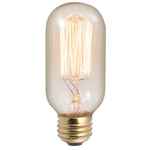 Nostalgic T14 Med Base Antique Thread 40W 120V 2200K 4-PACK - Amber Light