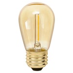 S14 Med Base 1W 120V 2000K 82CRI 6-PACK - Amber