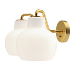 VL Ring Crown Wall Sconce - Polished Brass / Opal