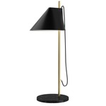 Yuh Table Lamp - Black / Brass