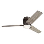 Chiara Ceiling Fan with Light - Olde Bronze / Weathered Medium Oak