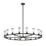 Revolve Chandelier - Urban Bronze / Clear