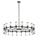 Revolve Chandelier - Urban Bronze / Clear