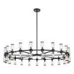 Revolve Chandelier - Urban Bronze / Clear