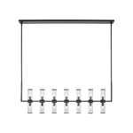 Revolve Linear Pendant - Urban Bronze / Clear