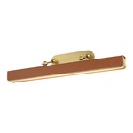 Valise Picture Light - Vintage Brass / Cognac Leather