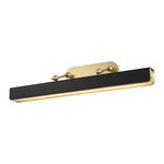 Valise Picture Light - Vintage Brass / Tuxedo Leather