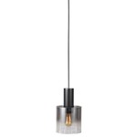 Henley Pendant - Satin Black / Smoke