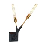 Filiali Wall Sconce - Black / Harvest Brass