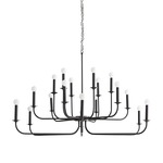 Breck Large Chandelier - Bronze