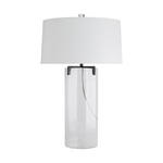 Dale Table Lamp - Bronze / White Linen