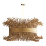 Filamento Chandelier - Antique Brass / Gold