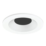 Entra 3IN Round Bevel Trim with Shower Solite Lens - White
