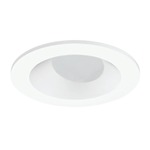 Entra 3IN Round Wall Wash Trim with Wall Wash Lens - White