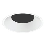 Entra 3IN Round Bevel Trim with Shower Solite Lens - White