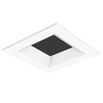 Entra 3IN Square Bevel Trim with Shower Solite Lens - White