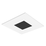Entra 3IN Square Flat Trim No Lens - White