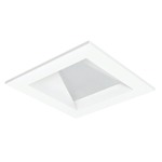 Entra 3IN Square Wall Wash Trim with Wall Wash Lens - White