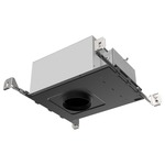 Entra 3IN SQ Adjustable IC New Construction Housing - Black