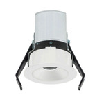 Entra 2IN Fixed Downlight Housing/Trim 12V - White