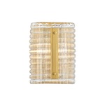 Athens Wall Sconce - Aged Brass / Clear