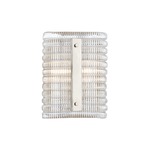 Athens Wall Sconce - Polished Nickel / Clear