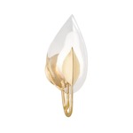Blossom Wall Sconce - Gold Leaf / Clear